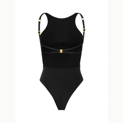 Push Up 2025 Sexy Women One Piece Swimsuit Female Swimwear Halter Biquini Belt Monokini Swimming Suit Bathing Suit Beachwear