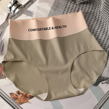 FallSweet 4PCS High Quality Women's Cotton Panties Seamless Briefs Plus Size Woman Lingerie Sexy Female Invisible Underwear M-XL