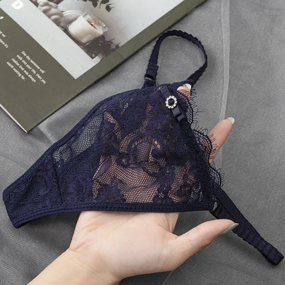 Women'S Sexy Lace Up Cut Out Thong Breathable Underwear for Women Thong Underwear Стринги Женские