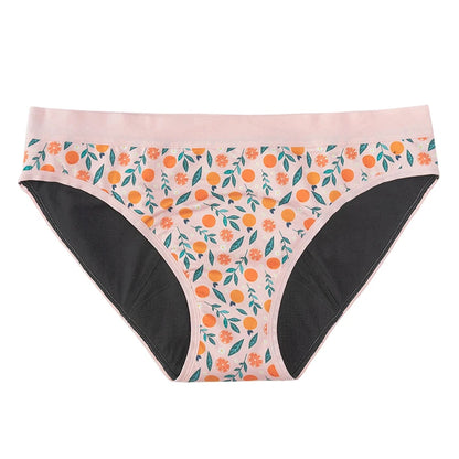 Teen & Women's Period Underwear - 4-Layer Leakproof Cotton Briefs for Medium Flow, Reusable Menstrual Panties