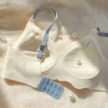 Sexy Seamless Breathable Underwear Women's No Wires Gathering Beautiful Back Sports Breast Reducing Sleeping Bra for Women