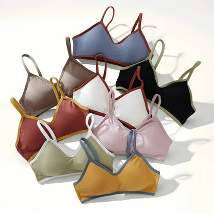 Women Push-Up Bra Comfort Cotton Underwear Non-wire Bras Female Sexy Lingerie Small Cup Bralette Top Removable Pads Brassiere
