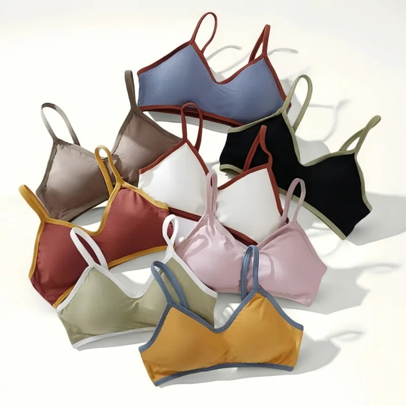 Women Push-Up Bra Comfort Cotton Underwear Non-wire Bras Female Sexy Lingerie Small Cup Bralette Top Removable Pads Brassiere