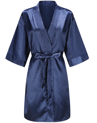 Luxury Bridal Short Robe Wedding Day Diamond Feather Dressing Gown Silk Satin Whi