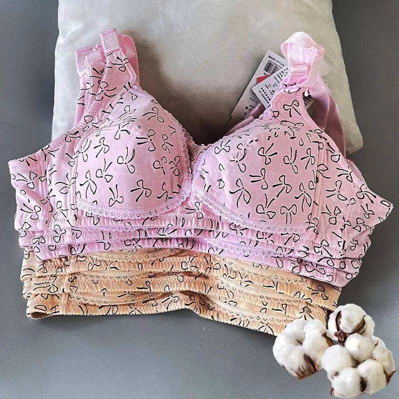 Breastfeeding Maternity Nursing Bras Pure Cotton Breast Feeding Bra Pregnant Women Pregnancy Lactation Lingeries Underwears