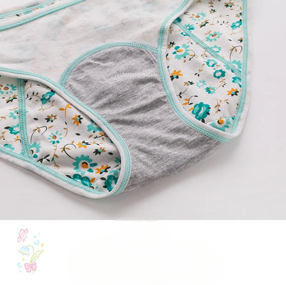 Women's Briefs Physiological GirlsPants Leak-proof Menstrual Underwear Cotton Ladies Breathable Cute Under Panties Underwear