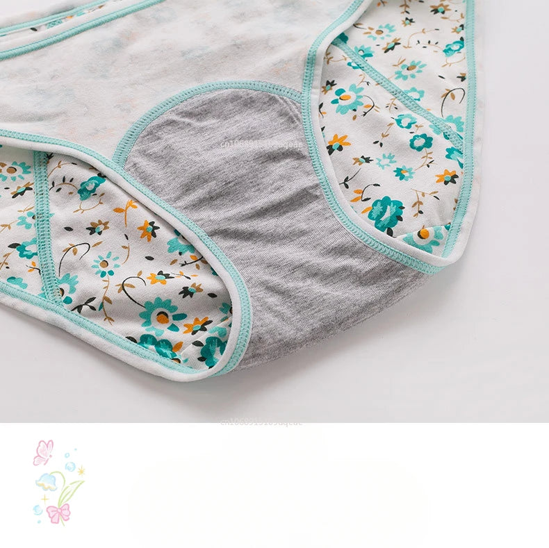 Women's Briefs Physiological GirlsPants Leak-proof Menstrual Underwear Cotton Ladies Breathable Cute Under Panties Underwear