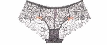 MOYISU Summer Lingerie Set Sheer French Lace Minimiser Bra Briefs Ultra Thin Sexy Women's Underwear Big Bust Sexy Tushy & Panty