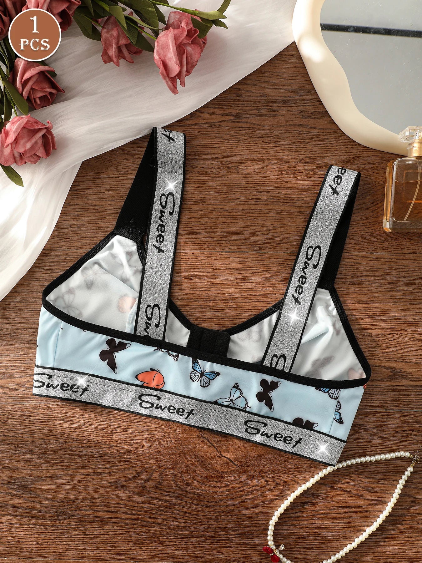 1pc Women's Casual Comfortable Wireless Bra