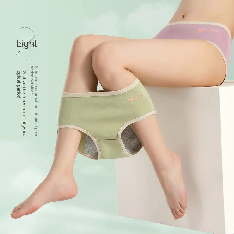 3PCS/set Menstrual Period Panties Women Cotton soft Leakproof Period Underpants Breathable Female Waterproof Menstruation Breifs