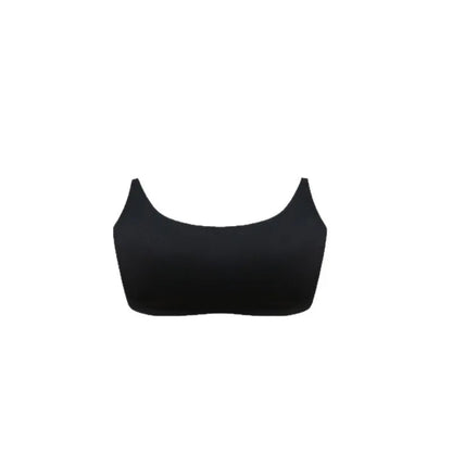 Women's Wireless Seamless Daily Bra,backless Bra with Transparent Shoulder Straps,U-shaped Thin Semi Fixed Cupback Bra,underwear