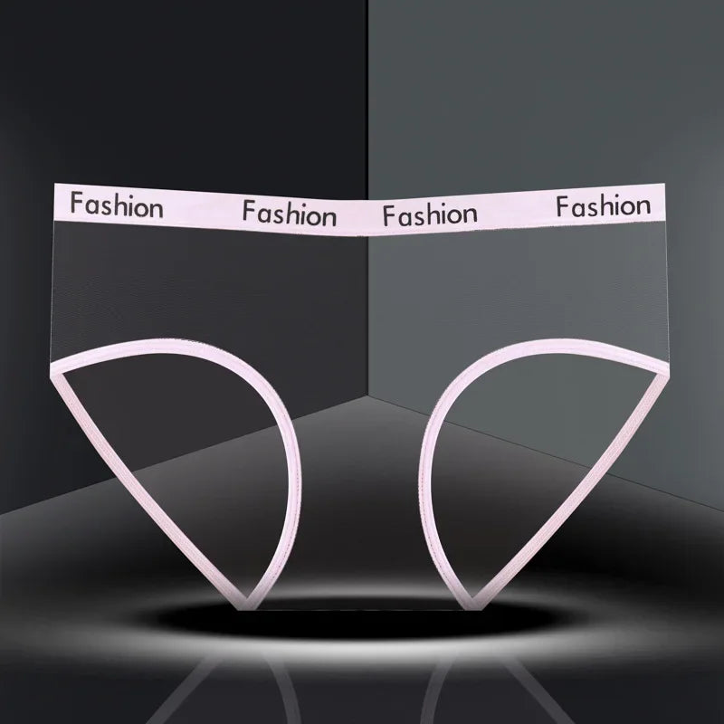 Transparent Mesh Underwear for Women Summer Ultra-thin Briefs Seamless Sexy Panties Perspective Female Triangle Underpants