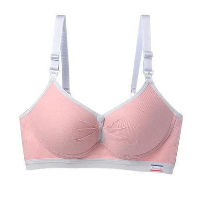 High Quality Maternity Nursing Bras Cotton Breastfeeding Pregnant Underwear Seamless Large Size Breathable Bra Push Up