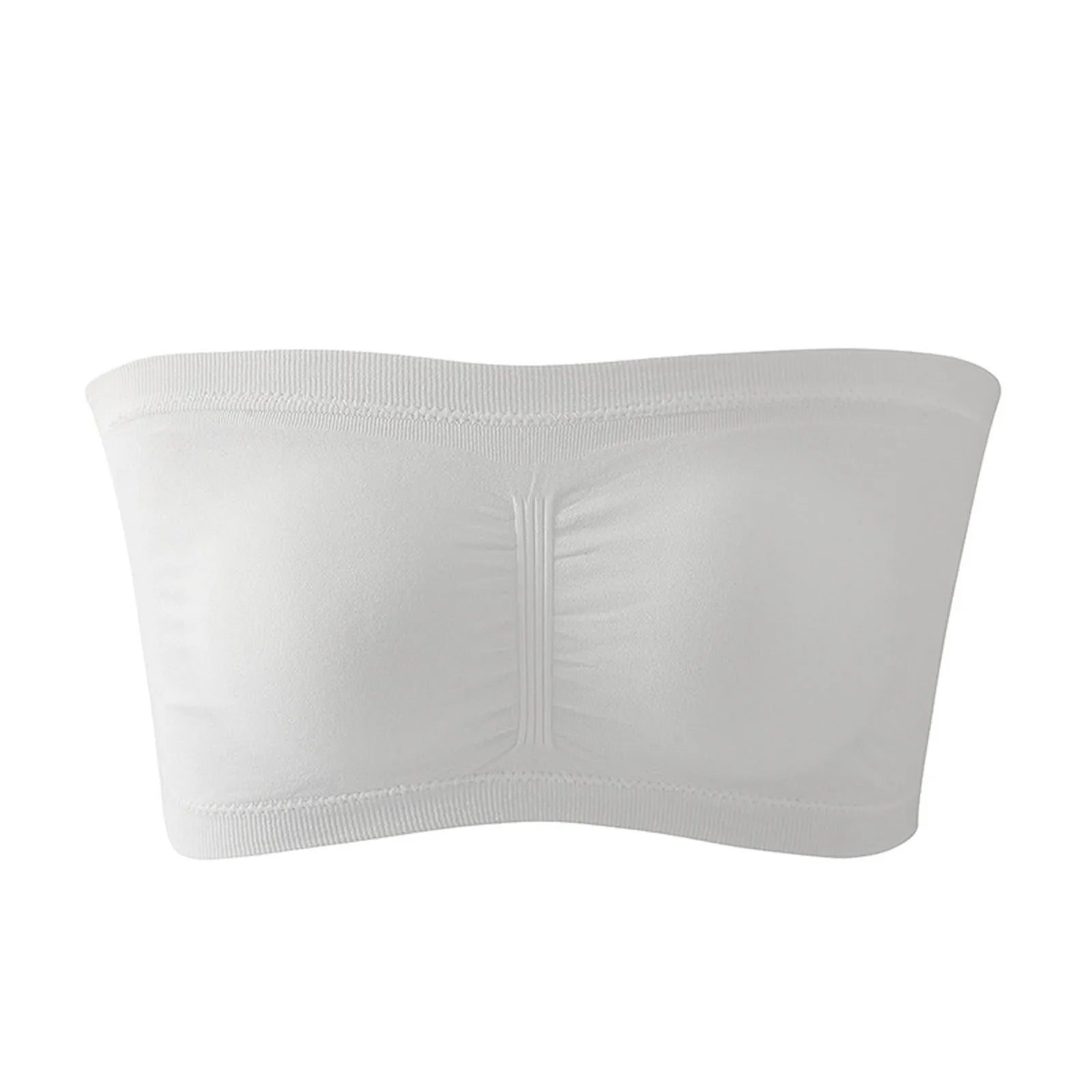 Ladies' Stretch Strapless Bra Fashion Solid Color Invisible Beauty Back Anti-slip Bra Suitable For One-Shoulder Top and Dress