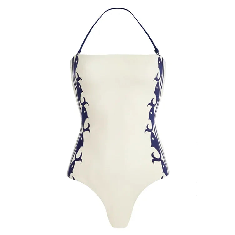 2025 High Quality One Piece Swimsuit Floral Ruffle Printed Push Up Women Bikini Set Swimwear Slimming Bathing Suit Beach Wear