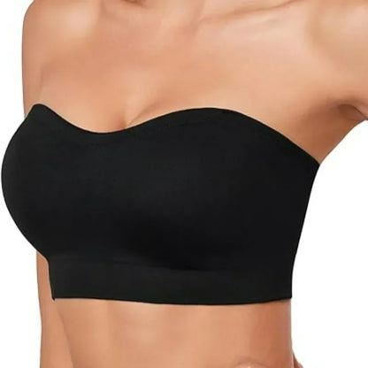 Women Sexy Lingerie Lace Seamless Tube Top Breathable Strapless Bandeau Bra Underwear Without Pad Sleep Underwear Sports Bra