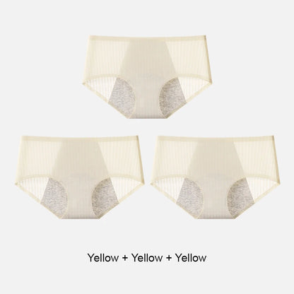 Menstrual Brief Ice Silk Leak Proof Underwear Women Menstruation Panties for Urinary Incontinence Woman Women's Menstrual Shorts