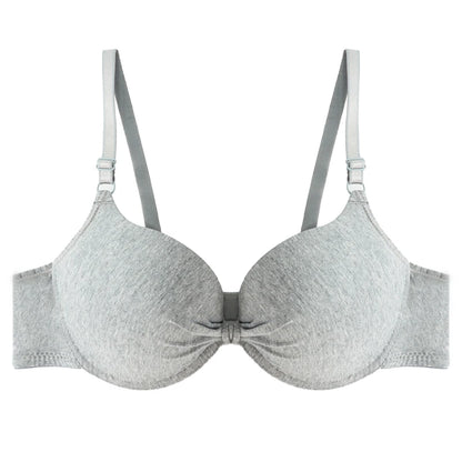 Push Up Bra Sexy Women's for Gathering Small Breasts Deep V Underwire Solid Bras Backless Intimate Underwear Padded Bra