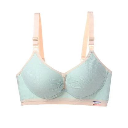 High Quality Maternity Nursing Bras Cotton Breastfeeding Pregnant Underwear Seamless Large Size Breathable Bra Push Up