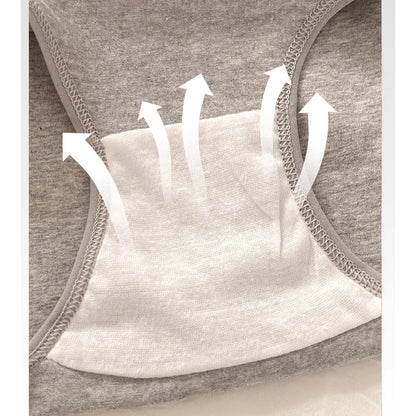 3pcs Women's Seamless Pure Cotton Panties Fashionable Breathable Underwear Female Large Size Sexy Soft Daily Breifs