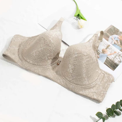 FallSweet Plus Size Push Up Bras for Women Full Coverage Underwire  Bra Sexy Lace Brassiere