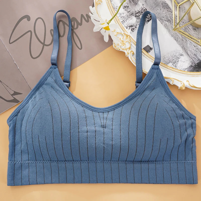 Sexy Wireless Bralette Seamless Women Bra Padded Sleep Tops U-Shaped Back Sports Crop Lingerie Breathable Top Underwear