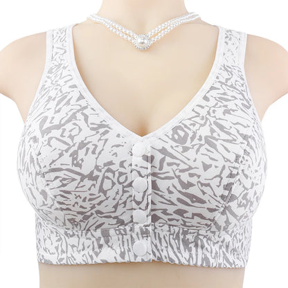 Wireless Bras For Women T-Shirt Brassiere Front Closure Underwear Comfortable Lingerie Push Up