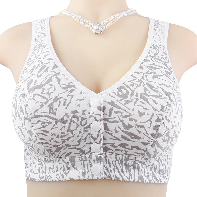 Wireless Bras For Women T-Shirt Brassiere Front Closure Underwear Comfortable Lingerie Push Up