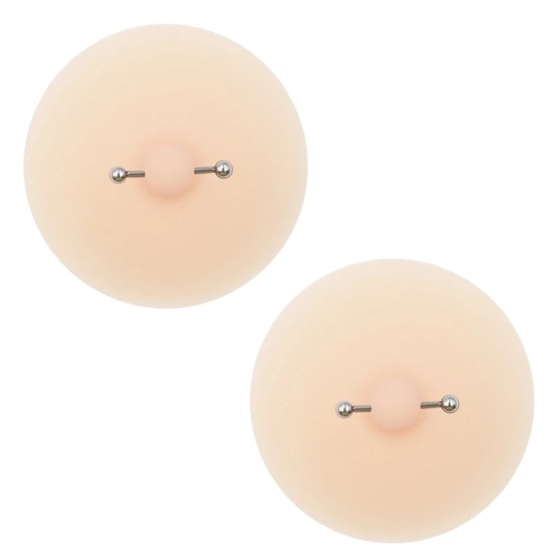 Womens Nipple Cover Pasties with Piercing Lingerie Carnivals Raves Party Sticky Bras Chest Sticker Intimates Accessories