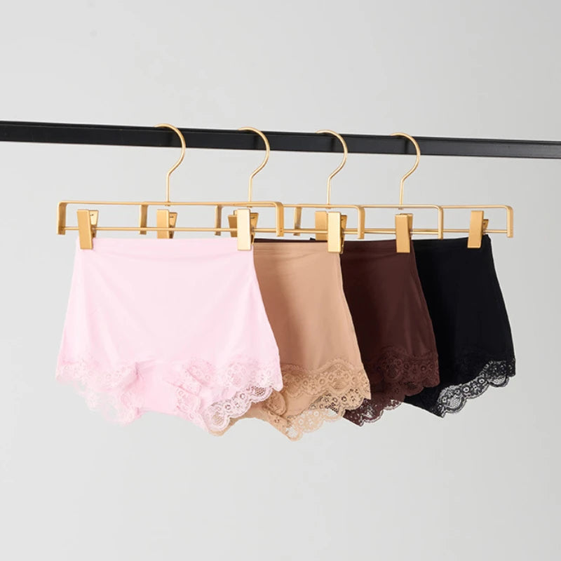 Lace Women Panties Sexy Breathable Briefs Sports Yoga Safety Pants High Elasticity Boyshorts Girls Femme Underwears Intimates