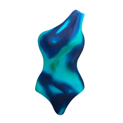 2025 New Arrival Push Up One Piece Swimsuit Ruffle Beach Wear Swimwear Women Wrap Skirt Swimsuit Cover Up Sexy Sarong Plage