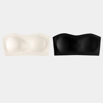 2Pcs/Set Strapless Adhesive Bra Push-Up Non-Slip Small Chest Lightweight Sexy Invisible Lingerie Women Everyday Party Wedding