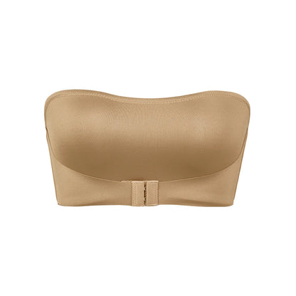 Hot Sale New Design Effective Slip-proof Side One Piece Bralette Padded Ice Silk Seamless Strapless Bra For Women YMQJ