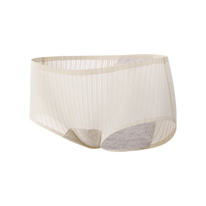 Menstrual Brief Ice Silk Leak Proof Underwear Women Menstruation Panties for Urinary Incontinence Woman Women's Menstrual Shorts