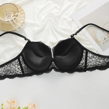 Viomisha Leopard Print Bra and Panty Set Push Up Bra Sexy Lace Underwear for Women Adjustable Straps and Soft Fabric