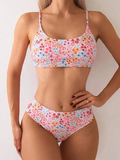 Sexy Bikini Women Swimsuit Female High Waist Swimwear Woman 2026 Two-piece Bikinis Sets Brazilian Neck Beach Wear Bathing Suit