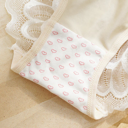 Sexy Lace Panties For Women Butterfly Decoration Girls Lingerie Lady Briefs Panty Female Low Waist Underwear