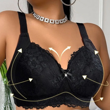 Minimizer Bra 110F Plus Size Full Coverage Support Side Smoothing Wireless  Bra for Large Bust Reduce Apparent Anti-Sagging