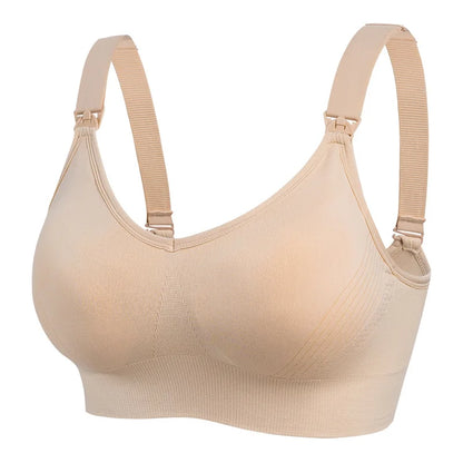1pcs Maternity Nursing Bras Pregnant Women Skinny Breastfeeding Clothing Underwear  Female Breathable Push Up Bra