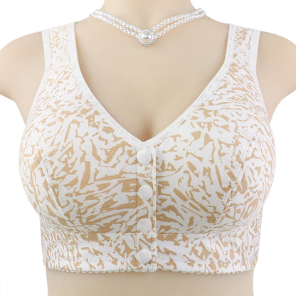 Wireless Bras For Women T-Shirt Brassiere Front Closure Underwear Comfortable Lingerie Push Up