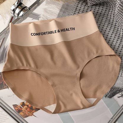 FallSweet 4PCS High Quality Women's Cotton Panties Seamless Briefs Plus Size Woman Lingerie Sexy Female Invisible Underwear M-XL