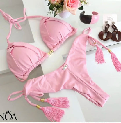 RUOTONGSEPT 2025 New Sexy 13 Color Triangle Bathing Suit for Women Brazilian Bikinis Swimwear Push Up Swimsuit Beach Bikini Set