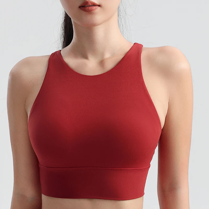 Fitness Bra New Women's Sports Underwear High Intensity Sports Yoga Underwear Quick Dry Shockproof Yoga Bottom Shirt