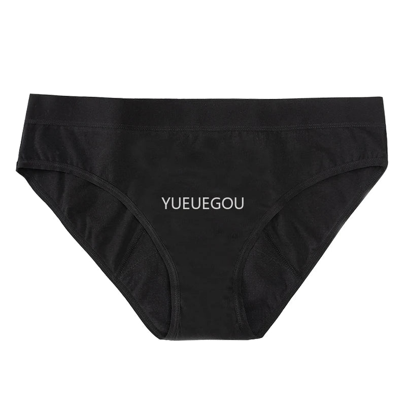 Teen & Women's Period Underwear - 4-Layer Leakproof Cotton Briefs for Medium Flow, Reusable Menstrual Panties