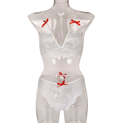 3pcs Sexy Lingerie Women Bra Panty Garters Set See Through Lace Underwear Erotic Lingerie Sets Sexy Women's Bra Porno Costumes