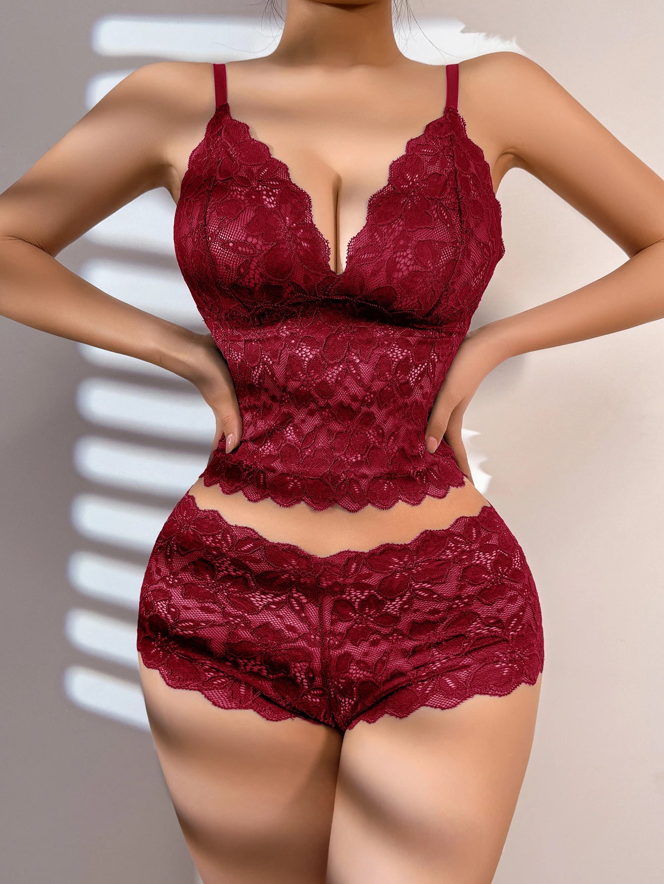 Sexy Sheer Floral Lace Bra Set for Women Wireless Unpadded Bralette and Panty Set Romantic Comfortable Underwear S-XL