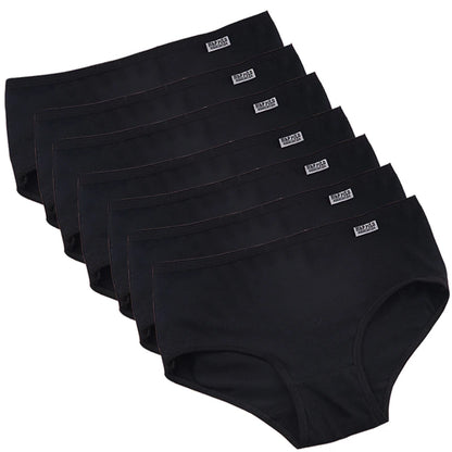 7Pcs/Lot Plus Size Underwear Women's Panties Cotton Girl Brief Sexy Lingeries Shorts Underpant Solid Panty Female Intimate M-4XL