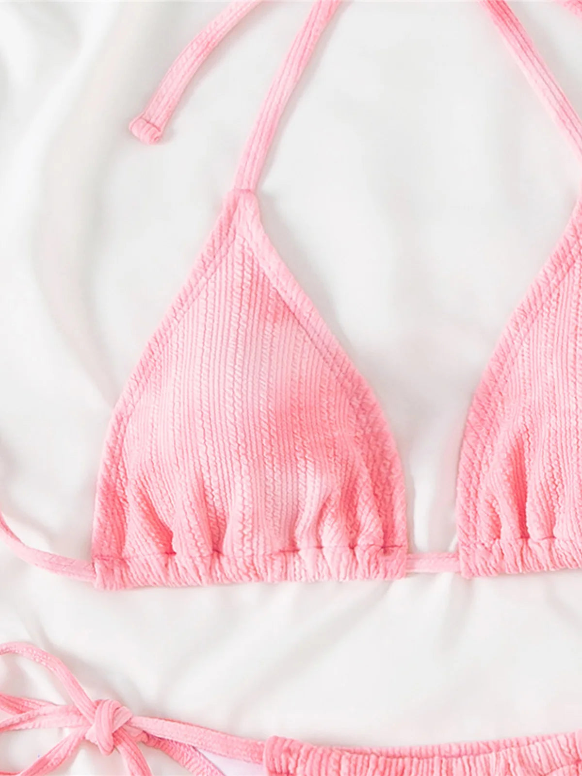 Sexy Mini Micro Thong Halter Strappy Bikini Female Swimsuit Women Swimwear Two-pieces Bikini set Bather Bathing Suit Swim K5401