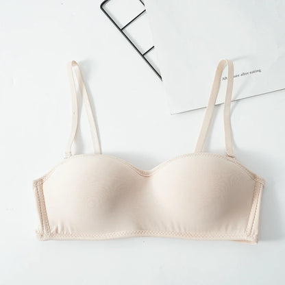Women's Invisible Bra Strapless Bralette 1/2 Cup Underwear Sexy Lingerie Female Seamless Push Up Party Wedding Bras