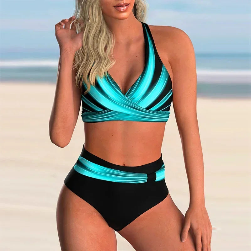Push Up Bikinis 2026 Swimsuit Women High Waist Swimwear Female Bathing Swimming Swim Suit Bathers Beachwear Ladies